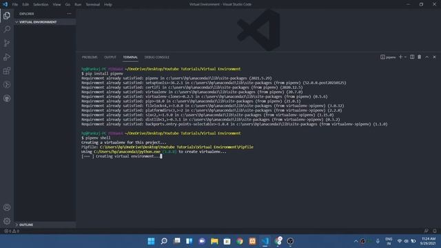 How to Setup Virtual Environment in Python ? Python Development Environment |VS Code|Windows | Hind