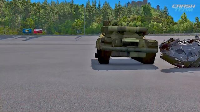 WHO will SURVIVE a HEAD-ON COLLISION in BeamNG.drive смотреть онлайн