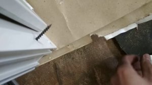 Установка окна без подоконной планки.3