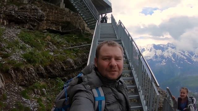 Швейцария Schilthorn Piz Gloria Вращающийся ресторан Подъем на Шильтхорн VLOG 15 Kolodin TV