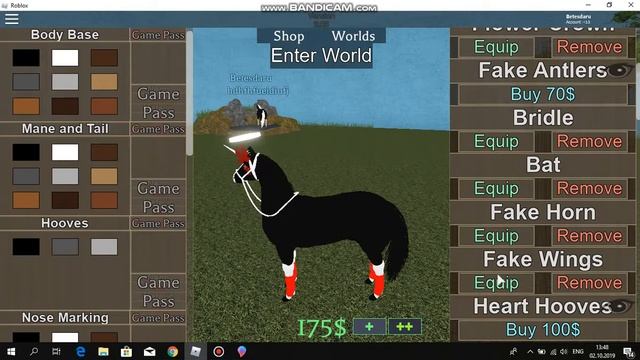 1 видео роблокс обзор на Horse World смотреть онлайн