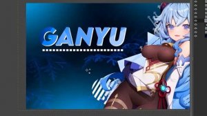 Ganyu GFX Speedart | Koji kun