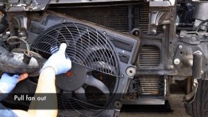 How to replace auxiliary cooling fan on BMW 540i e39/ Как поменять вентилятор кондиционера на БМВ