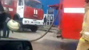 Пожар в Технокомплексе "Новая Тура". Казань 13.05.2013. Часть пятая. Через 55 минут.