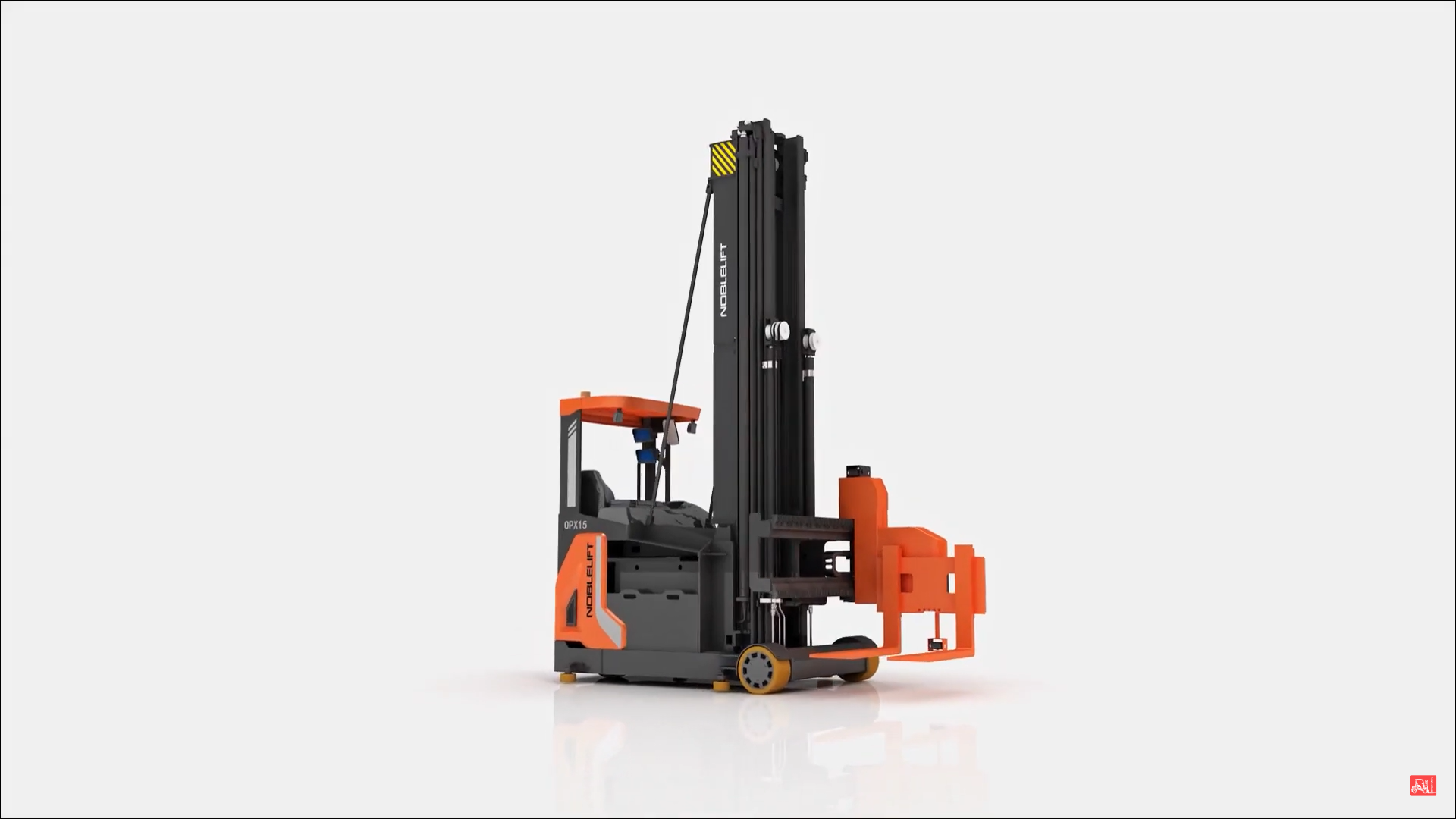 Узкопроходный штабелёр с поворотной кареткой Noblelift OPX15