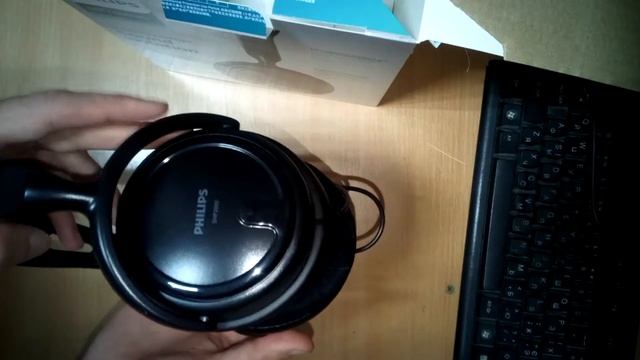 Philips SHP-2000 - распаковка наушников смотреть онлайн