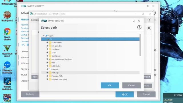 Exclude files or folders from ESET Smart Security scanning 2018 HD смотреть онлайн
