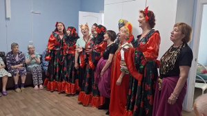 Концерт в пансионате «Дом бабушек и дедушек» в Нижнем Новгороде