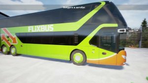 Fernbus simulator | Симулятор автобуса Flixbus | Freiburg-Stuttgart