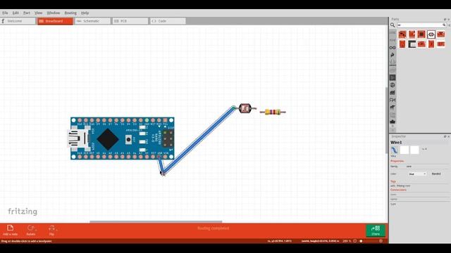Программирование MakeRobots. Занятие №9. Fritzing, Debugging, LDR programming