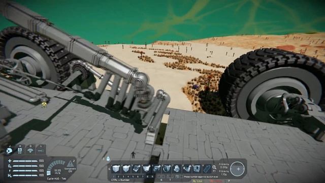 Подъемный кран #2. Удача. Space Engineers.