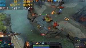 DOTA 2 Asus ROG Zephyrus Intel i7 10750H GTX 1660ti 6gb FPS Test 2022