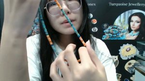20240806-06 100% natural Turquoise Rondelle beads & Turquoise Abacus Beads