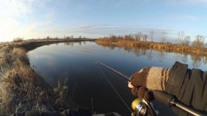 За жерехом в январе! Только жерех этого не понял)