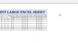 how to print a large excel spreadsheet on one page