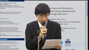 Opening Addresses : Prof.Toshiya UEKI