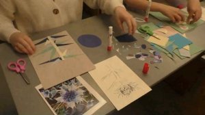 Открытый урок по композиции "Стилизация растений" ДХШ г.Калачинск. преподаватель Тарасенко Ю.О.