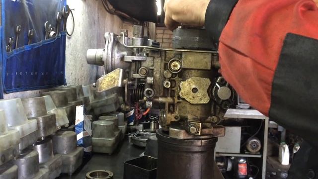 Форд транзит 2.5 дизель сборка и настройка тнвд на стенде часть 4 смотреть онлайн