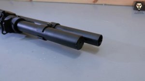 Страйкбольный дробовик Cyma CM363LM (Benelli M3 Super 90) видео обзор 4k