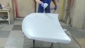 Подготовка капота к покраске.