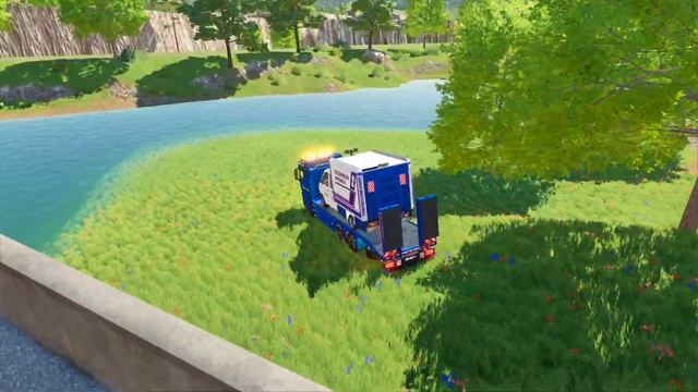 TRANSPORTING MIXER TRUCK, FIRE TRUCK, FIRE DEPARTEMENT, FORD POLICE, AMBULANCE WITH TRUCKS ! FS22 смотреть онлайн