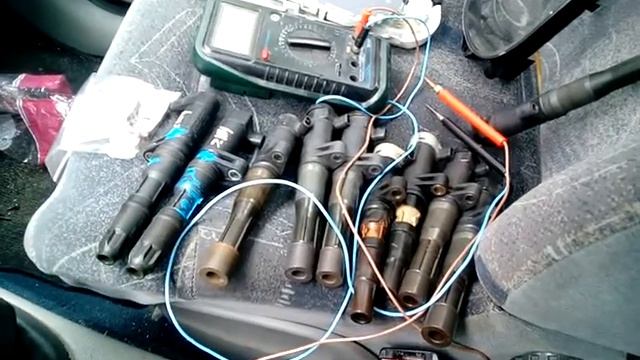 Проверка катушек зажигания Scenic и подключение катушки ВАЗ смотреть онлайн