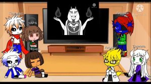 Реакция персонажей Андертейл на Game over