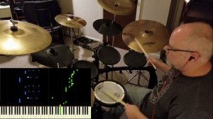 Take Five - Dave Brubeck //Jazz piano tutorial w/drums