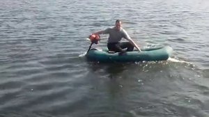 Лодочный мотор с бензопилы штиль