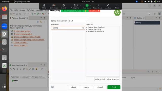 Developing end to end webapp using JAVA & SPRINGBOOT - part 1 смотреть онлайн