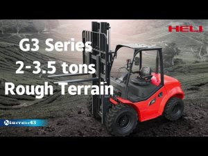 HELI G3 Series Rough Terrain Forklift. Дилер Heli -  Интек43