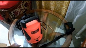 Pressure Washer BLACK+DECKER PW1370TD-IN 1300W 100Bar, 360L/Hr (Orange and Black)|Unboxing|