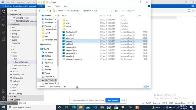 laravel 8 Ecommerce project part 1 Programming