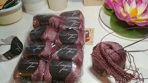 Топ футболка спицами Ламбада из пряжи seam Lambada fine, начало! Первый старт в "Триостартах"