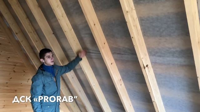 Дом 6х6 из профилированного бруса 150х150мм. СНТ Левобережье. смотреть онлайн