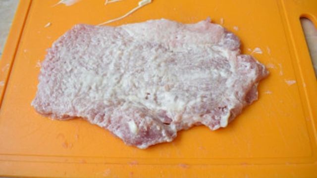 Шницель из свинины в духовке