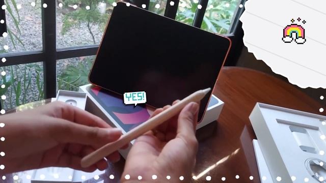 ⭐️Unboxing Ipad Air 4, Apple pen(2nd Gen), Keyboard(RK61) + Accessories #ipadair4 #ipad #keyboard