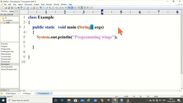 main method in java | java tutorial for beginners |java basics-9 #javatutorial #java #programming