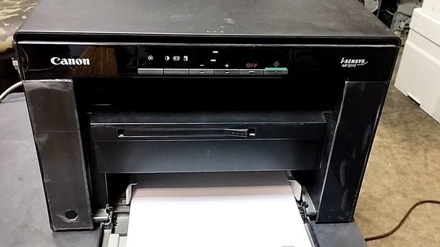 Canon MF 3010 cleaning fixing assembly / очистка печки от тонера с меню смотреть онлайн