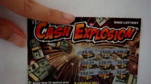 SCRATCH OFF 3 OHIO INSTANT LOTTERY TICKET!