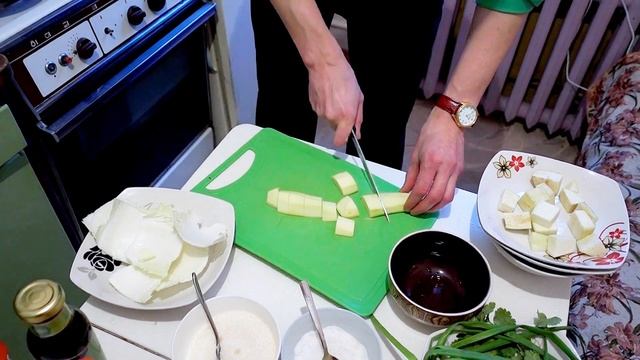 Овощи по-тайски с курицей WOK смотреть онлайн