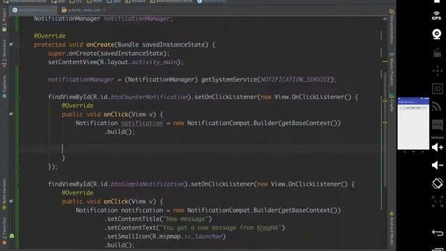 Android Notification Part 3 (Counter notification) смотреть онлайн