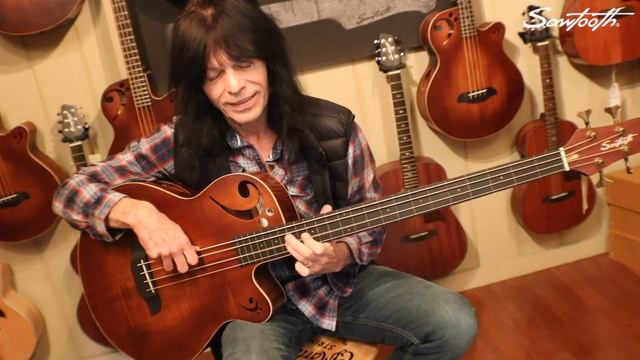 Sawtooth Rudy Sarzo Signature Acoustic Electric Bass Guitars IN STOCK NOW смотреть онлайн