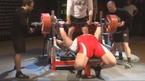 Kirill Sarychev Кирилл Сарычев bench press - 326kg. [719lbs]