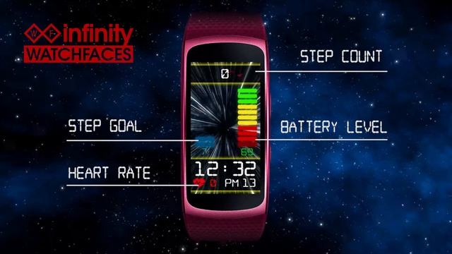 Fit Trek Watch Face for Samsung Gear Fit 2 смотреть онлайн