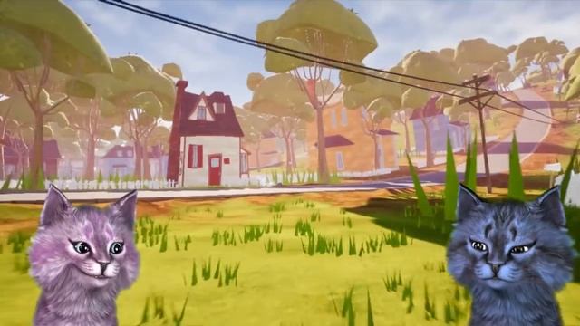 НОВЫЙ ПРИВЕТ СОСЕД С ЛЕО #1 Hello Neighbor ACT 1 КОШКА ЛАНА И КОТ ЛЕОНАРД играют смотреть онлайн