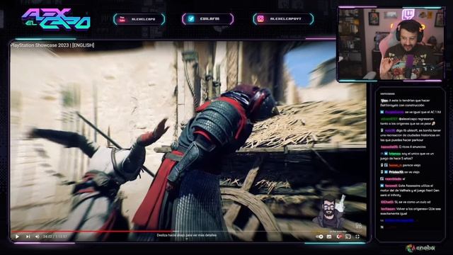 ALEXELCAPO REACCIÓN ASSASINS CREED MIRAGE #alexelcapo #assasinscreed #reaccion смотреть онлайн