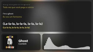Confetti - Ghost (Lyrics/Tradução PT-BR)