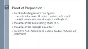 Archimedes and the Circular Area