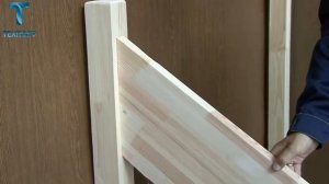 Сборка и монтаж деревянной лестницы на 2 этаж ЛЕС 01 поворот 180 градусов